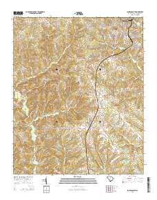 Laurens South 2014 topographic map thumbnail