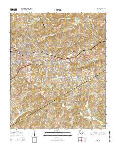 Easley 2014 topographic map thumbnail