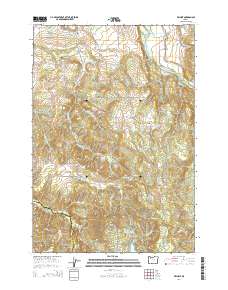 Wilhoit 2014 topographic map thumbnail