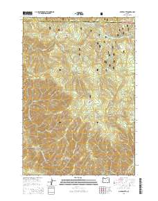 Silver Butte 2014 topographic map thumbnail