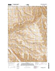 Swaggart Buttes 2014 topographic map thumbnail