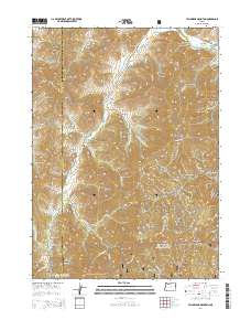 Tallowbox Mountain 2014 topographic map thumbnail