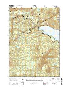 Willamette Pass 2014 topographic map thumbnail