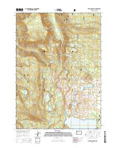 Waldo Mountain 2014 topographic map thumbnail