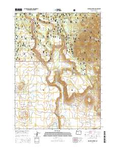Spodue Mountain 2014 topographic map thumbnail