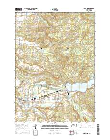 Sweet Home 2014 topographic map thumbnail