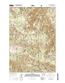 Sullivan Gulch 2014 topographic map thumbnail