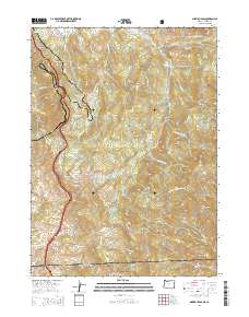 Siskiyou Pass 2014 topographic map thumbnail