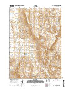 Star Creek Reservoir 2014 topographic map thumbnail