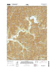 Starvout Creek 2014 topographic map thumbnail