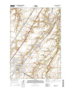 Woodburn 2014 topographic map thumbnail