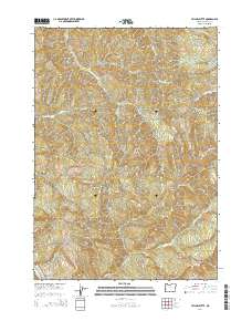 Yellow Butte 2014 topographic map thumbnail