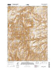 Westfall Butte 2014 topographic map thumbnail