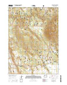 Yainax Butte 2014 topographic map thumbnail