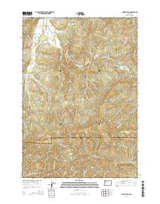 Prairie Peak 2014 topographic map thumbnail
