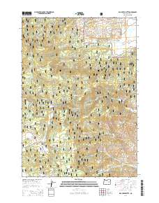 Rail Creek Butte 2014 topographic map thumbnail