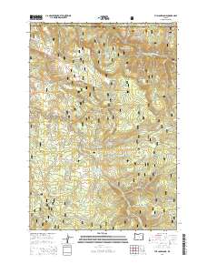 The Cockscomb 2014 topographic map thumbnail