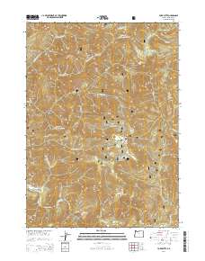 York Butte 2014 topographic map thumbnail