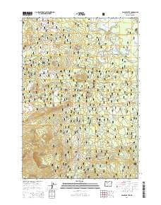 Black Crater 2014 topographic map thumbnail