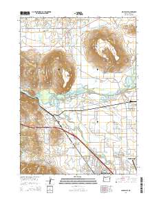 Sams Valley 2014 topographic map thumbnail