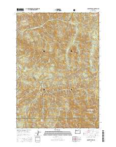 Rooster Rock 2014 topographic map preview