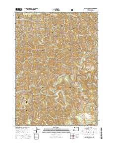 Smith River Falls 2014 topographic map thumbnail