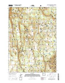 Sugarpine Mountain NW 2014 topographic map thumbnail