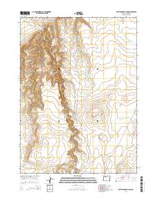 Rattlesnake Canyon 2014 topographic map thumbnail