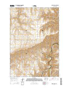 Sherars Bridge 2014 topographic map thumbnail