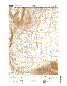 Rabbit Hills NW 2014 topographic map thumbnail