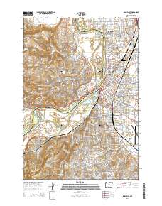 Salem West 2014 topographic map thumbnail