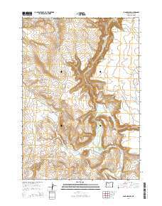 Sand Hollow 2014 topographic map thumbnail