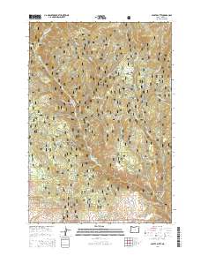Sparta Butte 2014 topographic map thumbnail