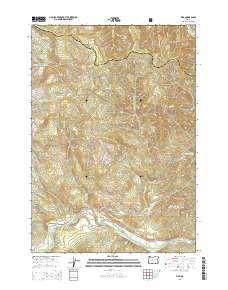 Vida 2014 topographic map thumbnail