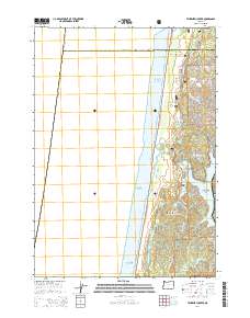 Tahkenitch Creek 2014 topographic map thumbnail