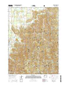 Takilma 2014 topographic map thumbnail