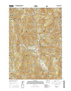 Agness 2014 topographic map thumbnail