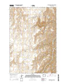 Three Lakes Country 2014 topographic map thumbnail