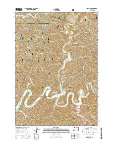 North Fork 2014 topographic map thumbnail