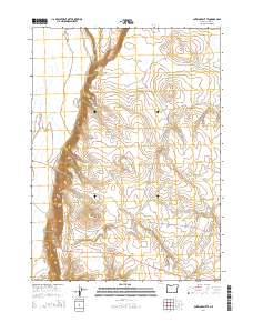 Antelope Butte 2014 topographic map thumbnail