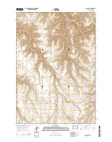 Igo Butte 2014 topographic map thumbnail