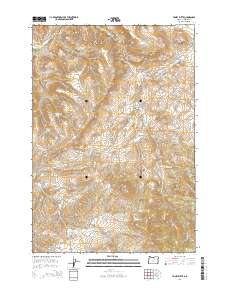 Toney Butte 2014 topographic map thumbnail