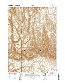 Johnny Creek SW 2014 topographic map thumbnail