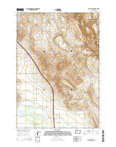 Magpie Peak 2014 topographic map thumbnail