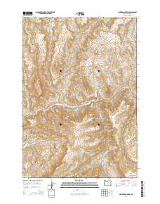 Masiker Mountain 2014 topographic map thumbnail