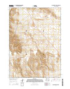Johnny Creek Spring 2014 topographic map thumbnail