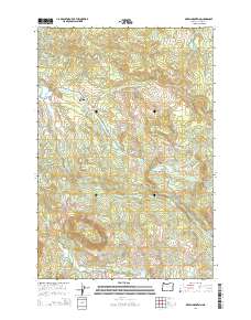 Green Mountain 2014 topographic map thumbnail