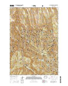 La Grande Reservoir 2014 topographic map thumbnail