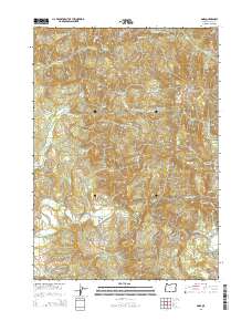 Dora 2014 topographic map thumbnail
