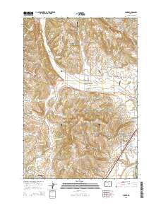 Dundee 2014 topographic map thumbnail